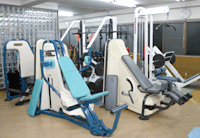最新式・ノーチラスマシンのあるウエイトトレーニング施設。